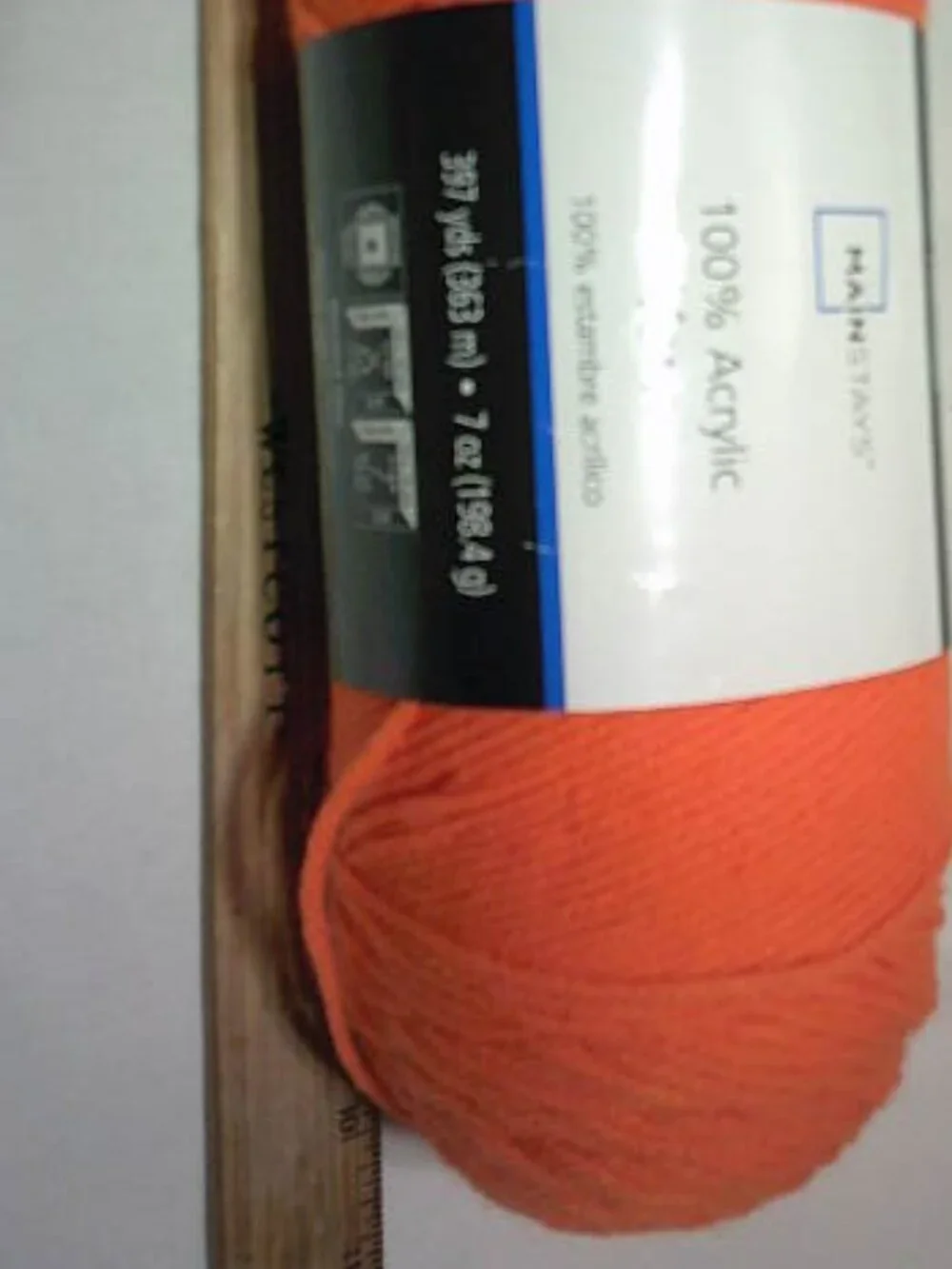 NEW MAINSTAYS 100% ACRYLIC HALLOWEEN ORANGE YARN LITTLE RIDGE CROCHET COWL 4 MED